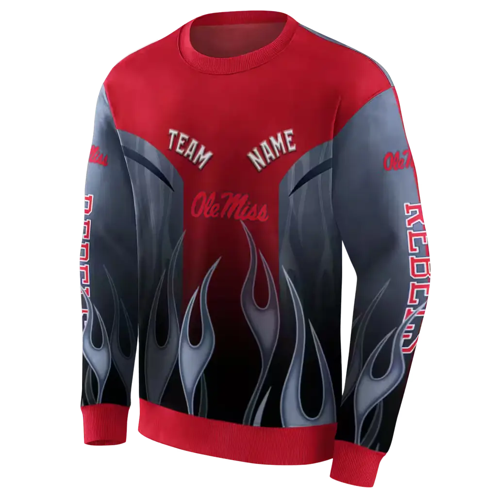 customized ole miss rebels flame design red hoodie new arrival customized ole miss rebels flame design red hoodie new arrival