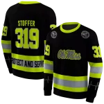 customized ole miss rebels safety motif black neon green hoodie best selling