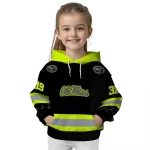 customized ole miss rebels safety motif black neon green hoodie best selling