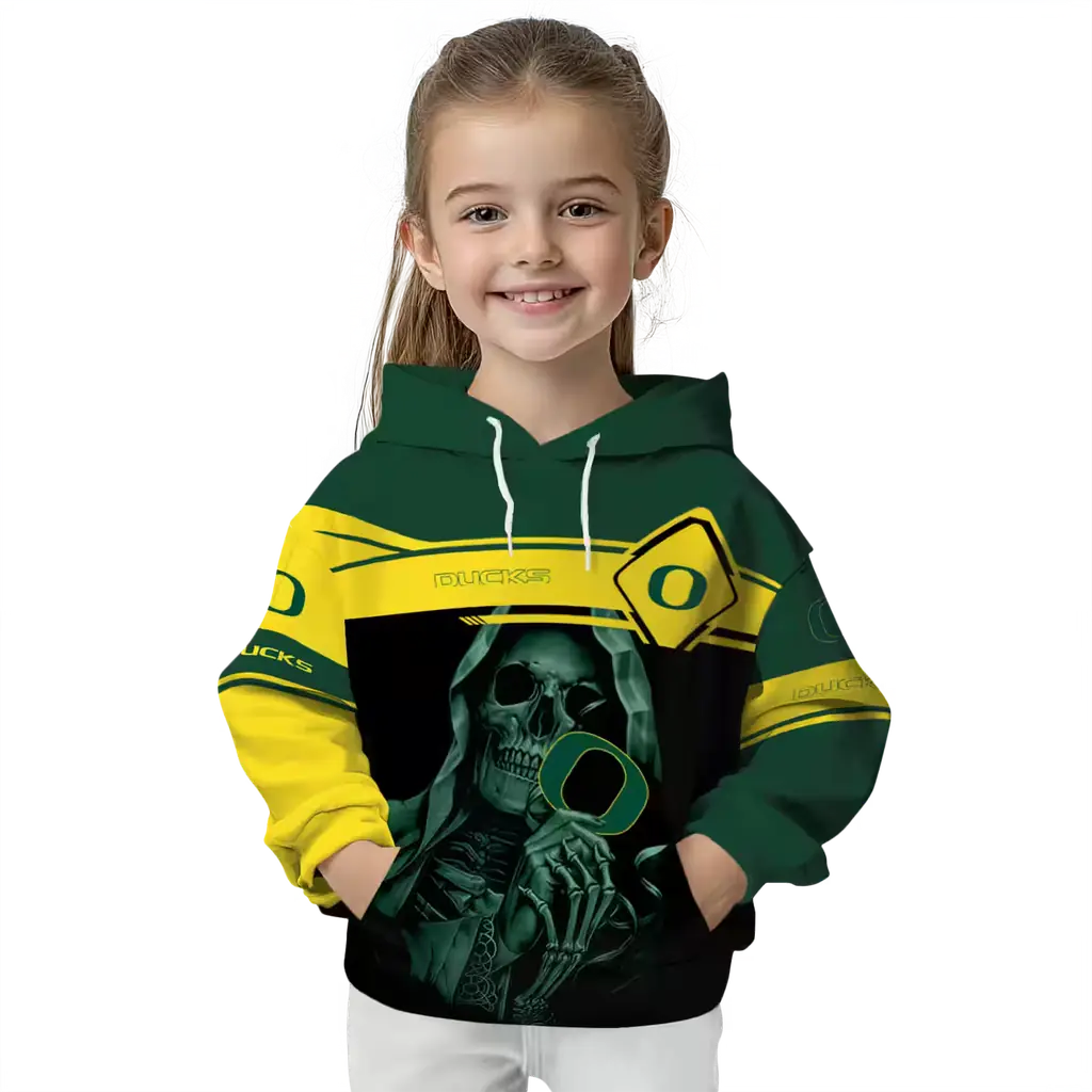 customized oregon ducks grim reaper green black hoodie top rated customized oregon ducks grim reaper green black hoodie top rated
