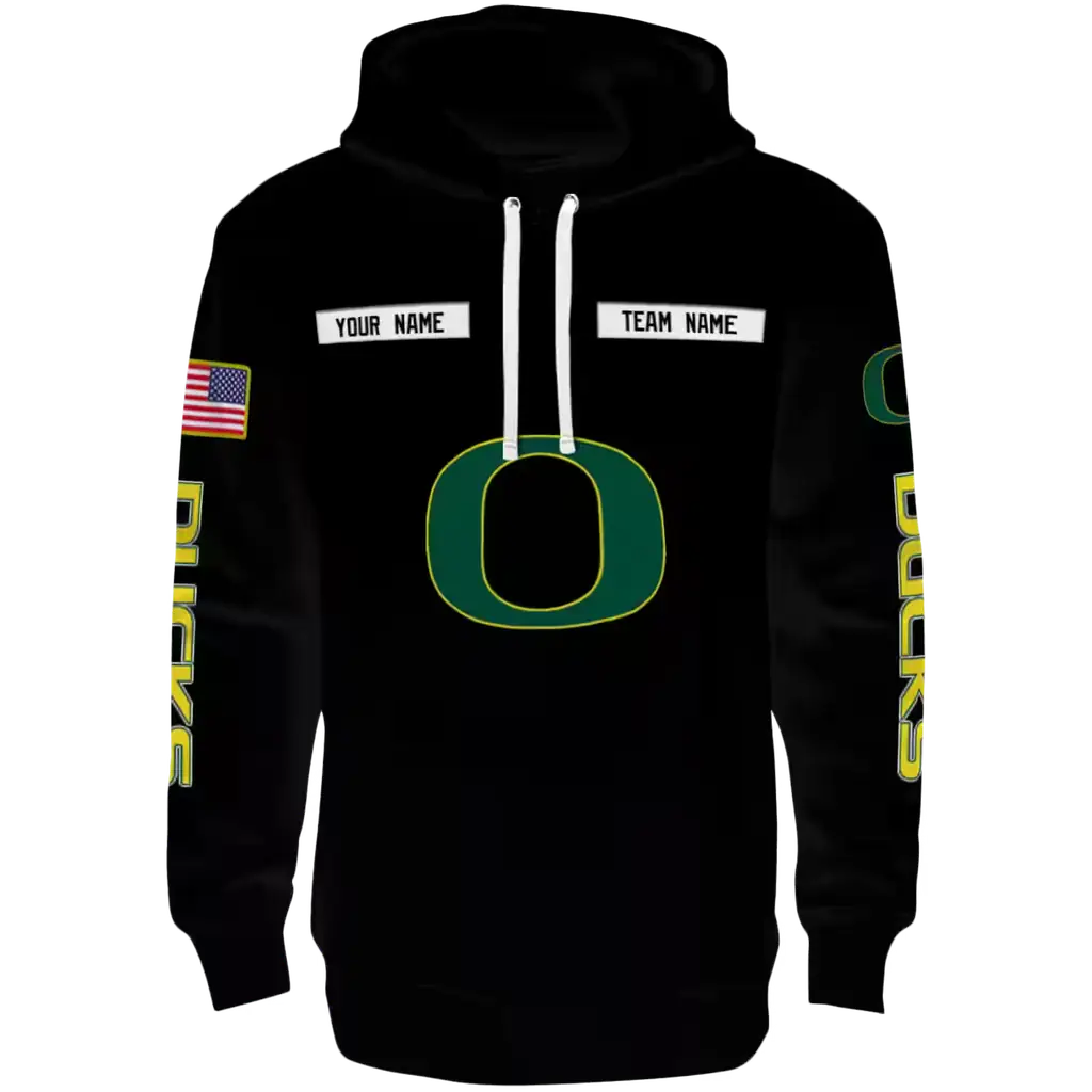 customized oregon ducks punisher skull black hoodie best selling customized oregon ducks punisher skull black hoodie best selling
