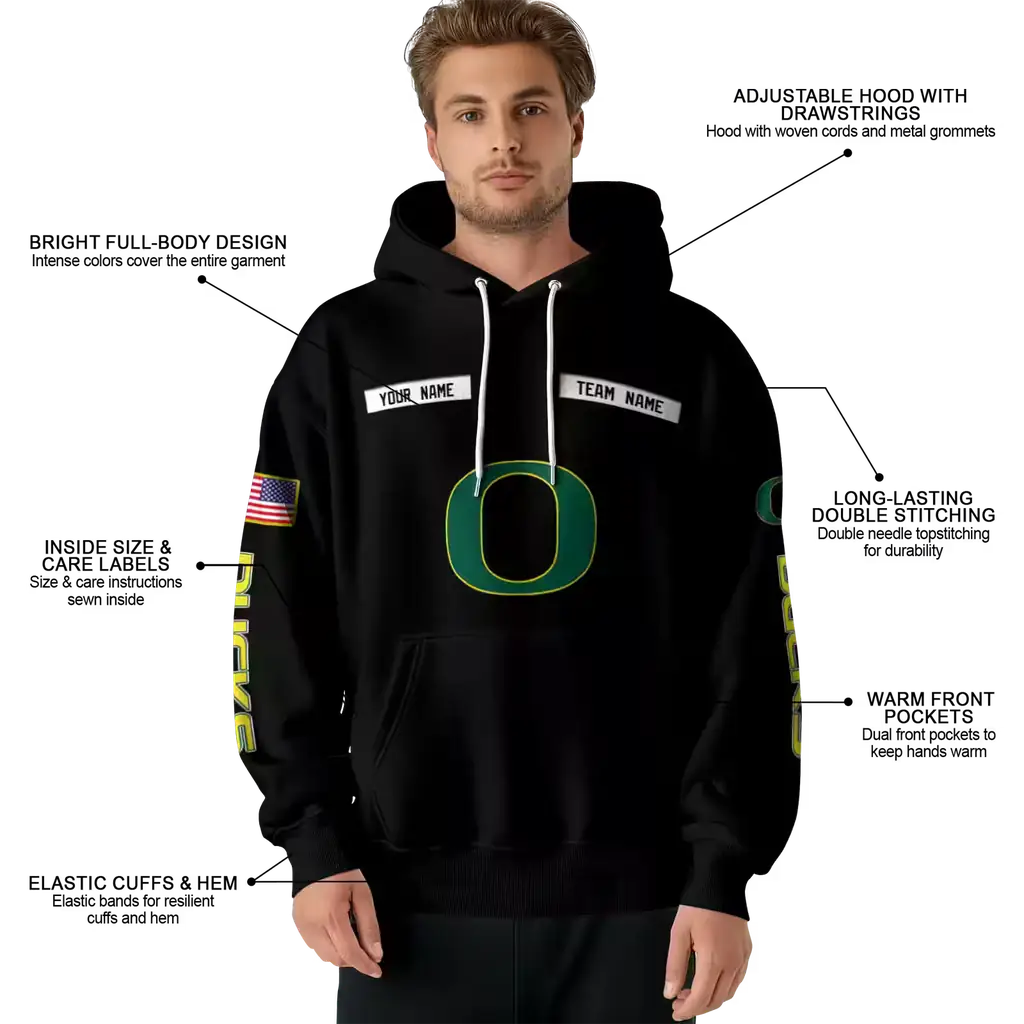 customized oregon ducks punisher skull black hoodie latest model customized oregon ducks punisher skull black hoodie latest model
