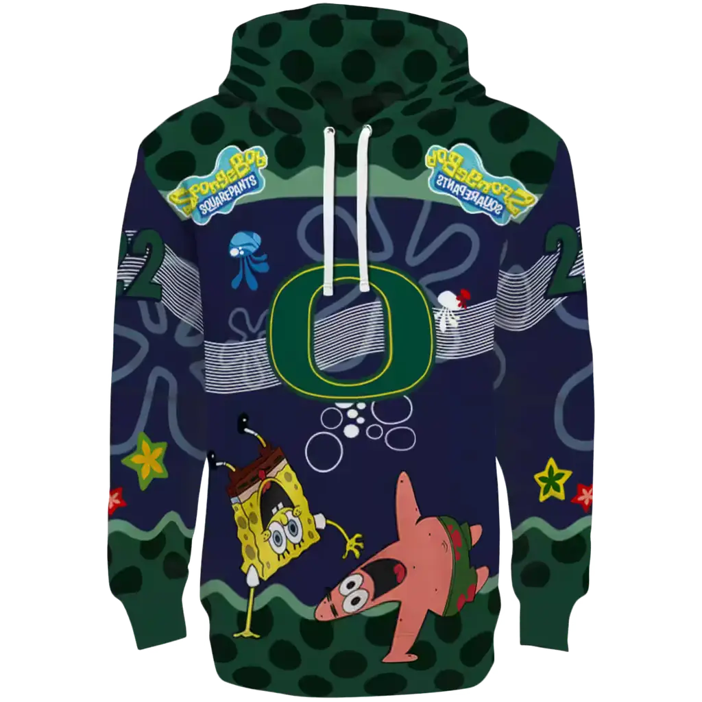 customized oregon ducks spongebob patrick star green navy hoodie best selling customized oregon ducks spongebob patrick star green navy hoodie best selling
