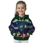 customized oregon ducks spongebob patrick star green navy hoodie best selling