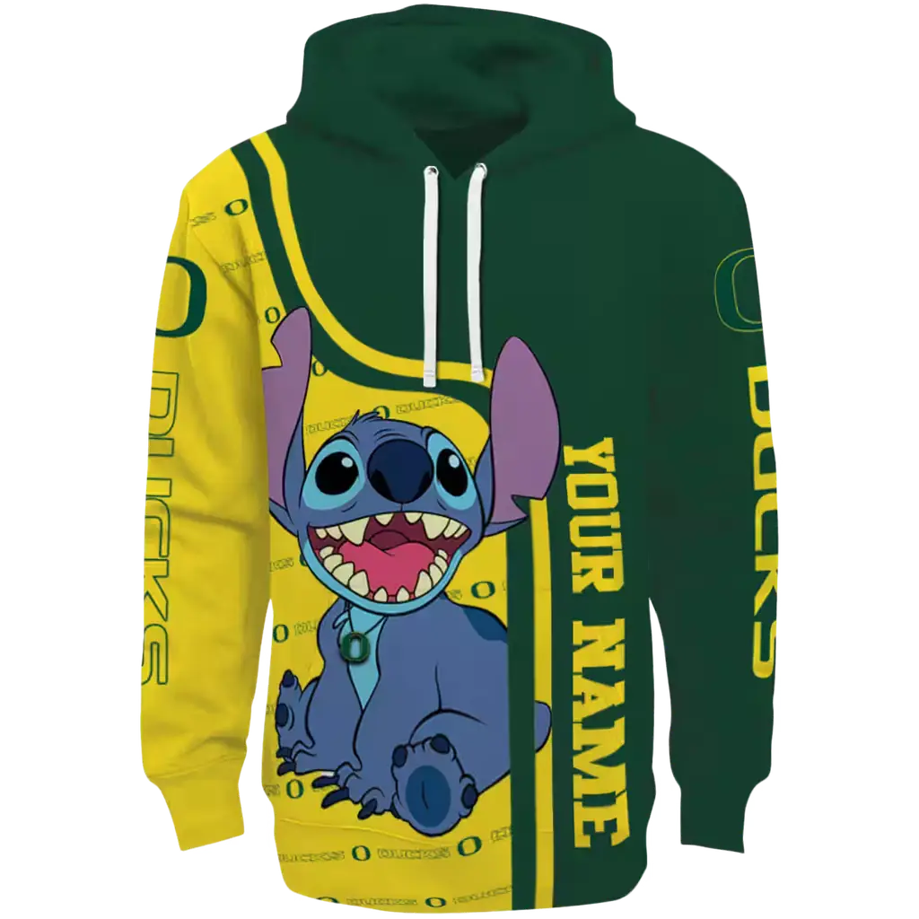 customized oregon ducks stitch green hoodie best selling customized oregon ducks stitch green hoodie best selling
