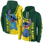 customized oregon ducks stitch green hoodie best selling