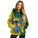 customized oregon ducks stitch green hoodie best selling