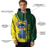 customized oregon ducks stitch green hoodie best selling