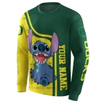 customized oregon ducks stitch green hoodie best selling