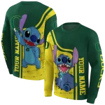 customized oregon ducks stitch green hoodie best selling