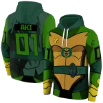customized oregon ducks superhero armor green hoodie best selling