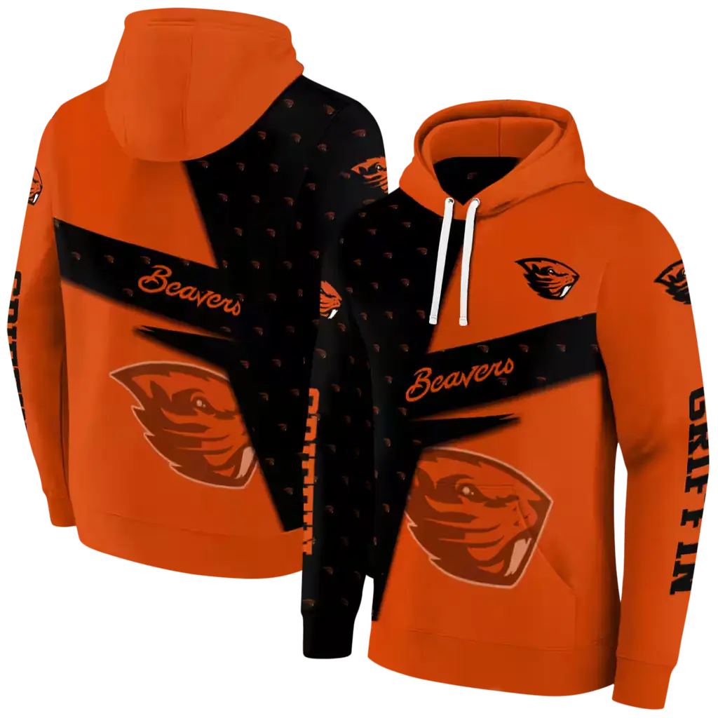 customized oregon state beavers abstract shape orange hoodie fashion forward customized oregon state beavers abstract shape orange hoodie fashion forward