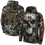 customized oregon state beavers camo skull hoodie best selling