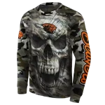 customized oregon state beavers camo skull hoodie best selling