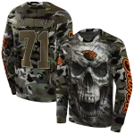 customized oregon state beavers camo skull hoodie best selling