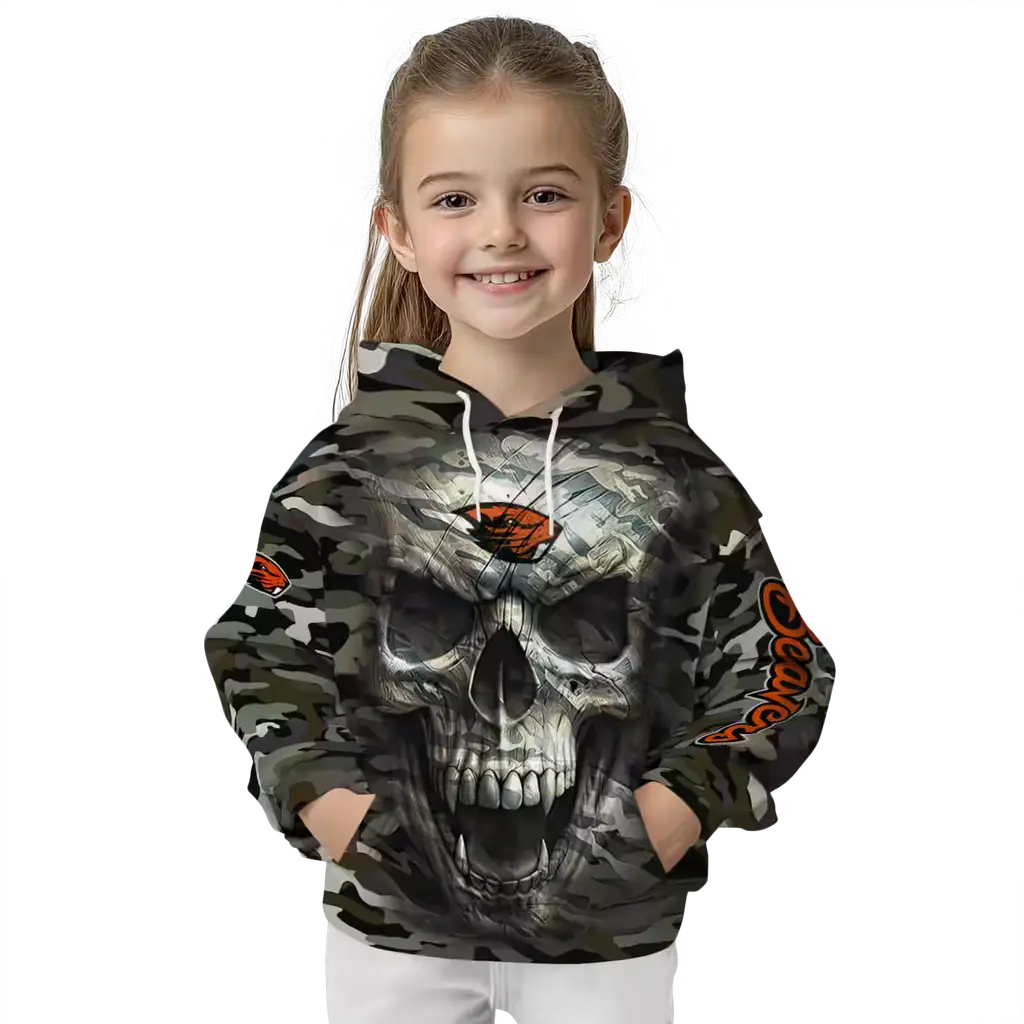 customized oregon state beavers camo skull hoodie top rated customized oregon state beavers camo skull hoodie top rated
