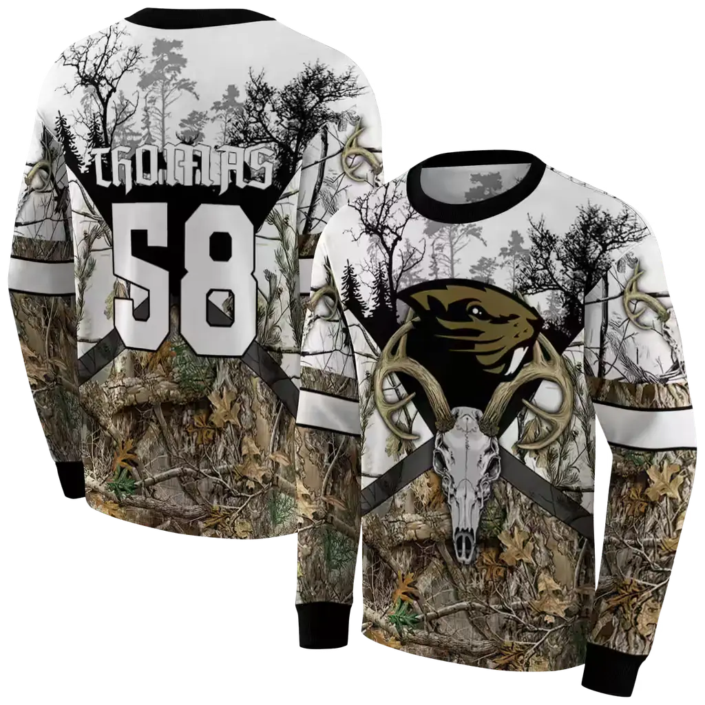 customized oregon state beavers forest silhouette hoodie premium grade customized oregon state beavers forest silhouette hoodie premium grade