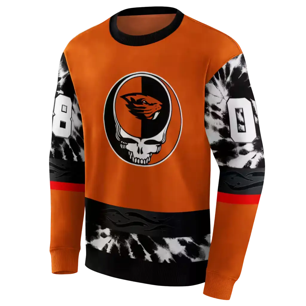 customized oregon state beavers grateful vibes orange hoodie new arrival customized oregon state beavers grateful vibes orange hoodie new arrival