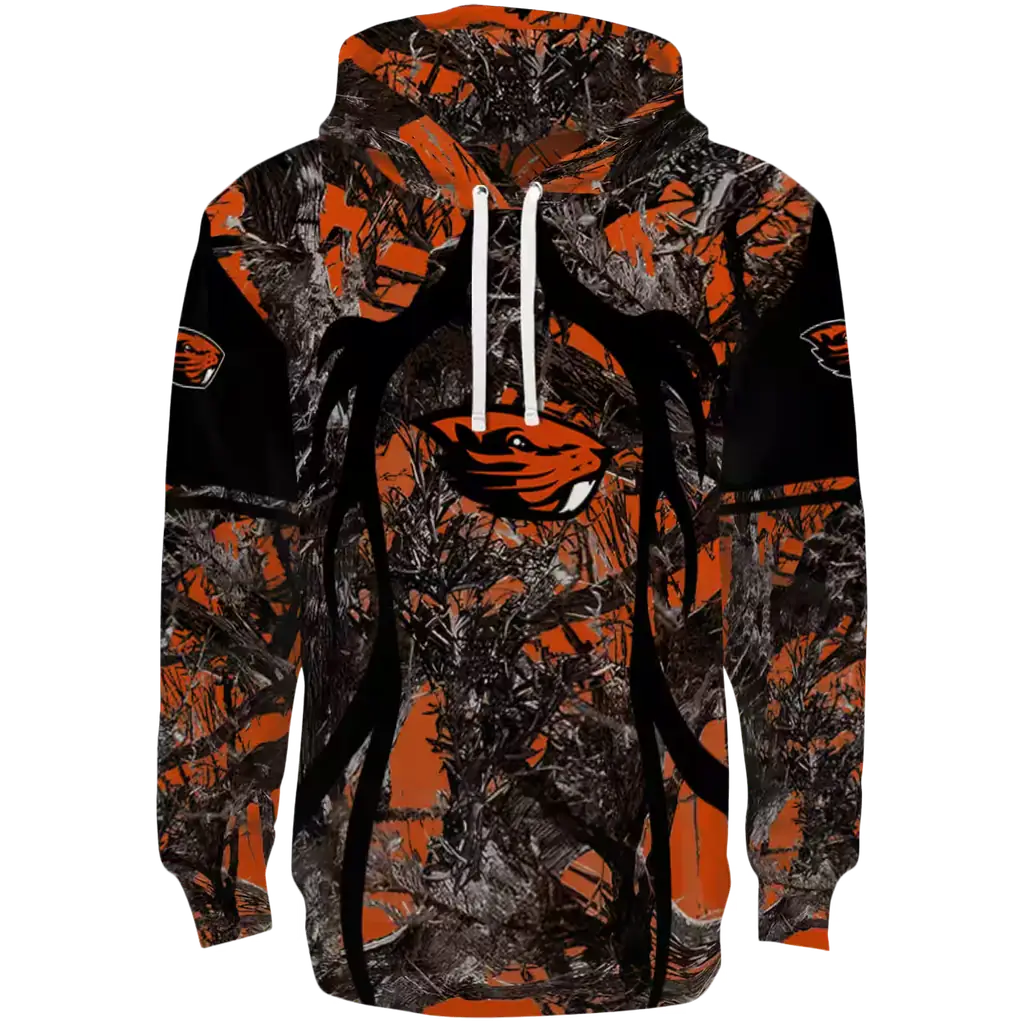 customized oregon state beavers hunting theme orange black hoodie best selling customized oregon state beavers hunting theme orange black hoodie best selling