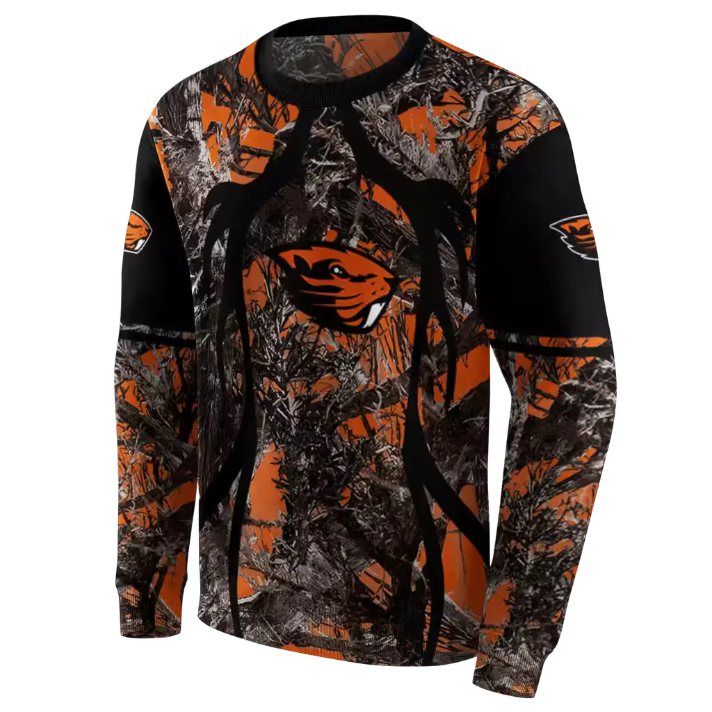 customized oregon state beavers hunting theme orange black hoodie new arrival customized oregon state beavers hunting theme orange black hoodie new arrival