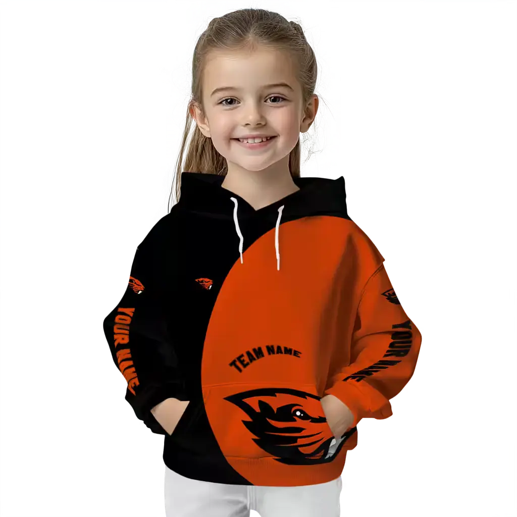 customized oregon state beavers minimalist design orange black hoodie top rated customized oregon state beavers minimalist design orange black hoodie top rated
