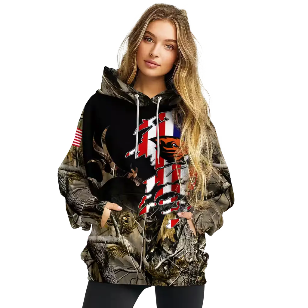 customized oregon state beavers tree camo hoodie high quality customized oregon state beavers tree camo hoodie high quality