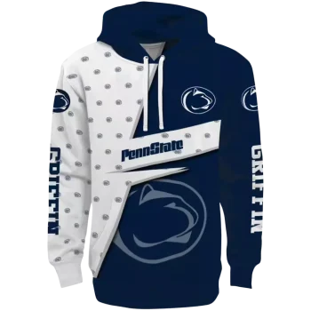 customized penn state nittany lions abstract shape blue hoodie best selling