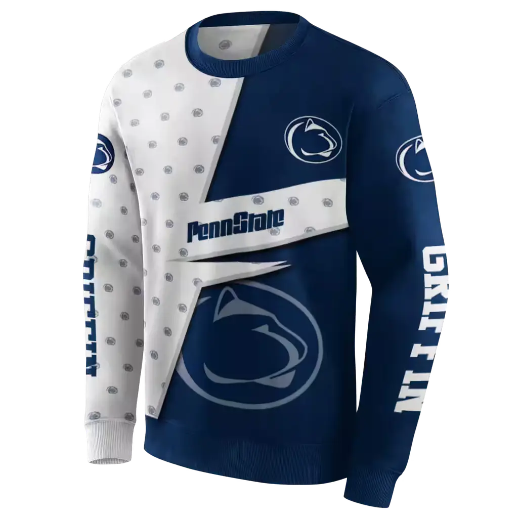 customized penn state nittany lions abstract shape blue hoodie new arrival customized penn state nittany lions abstract shape blue hoodie new arrival