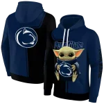 customized penn state nittany lions baby yoda blue black hoodie best selling