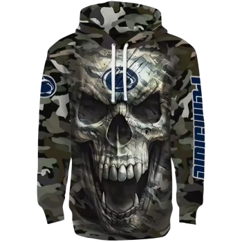 customized penn state nittany lions camo skull hoodie best selling