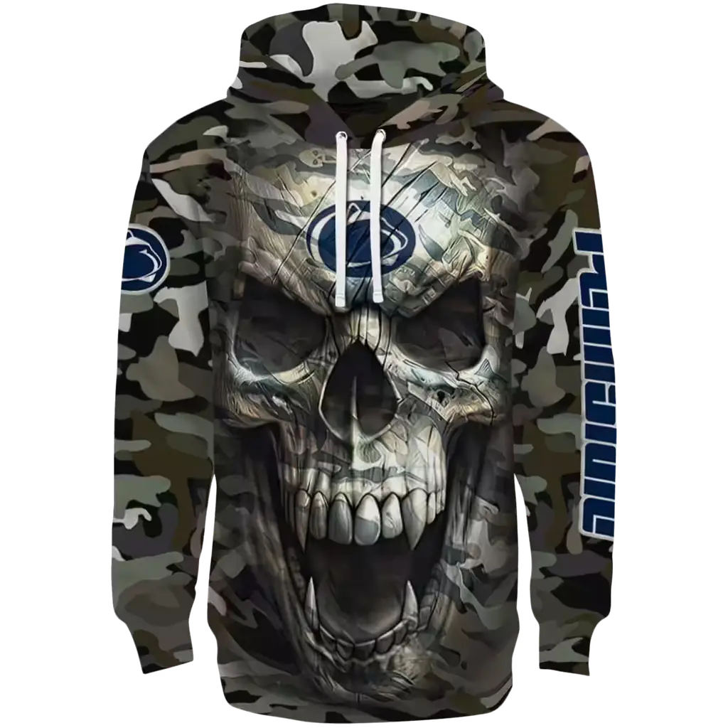 customized penn state nittany lions camo skull hoodie best selling customized penn state nittany lions camo skull hoodie best selling