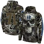 customized penn state nittany lions camo skull hoodie best selling