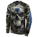 customized penn state nittany lions camo skull hoodie best selling