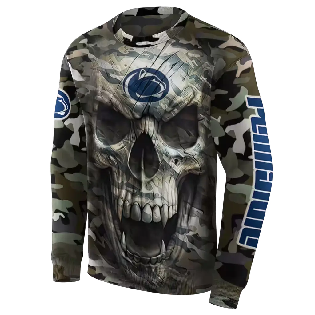 customized penn state nittany lions camo skull hoodie new arrival customized penn state nittany lions camo skull hoodie new arrival