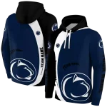 customized penn state nittany lions minimalist design blue black hoodie best selling