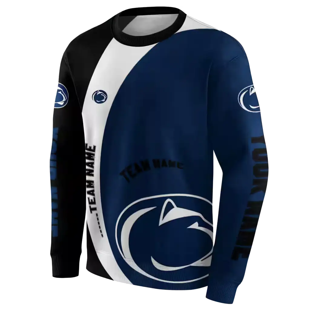 customized penn state nittany lions minimalist design blue black hoodie new arrival customized penn state nittany lions minimalist design blue black hoodie new arrival