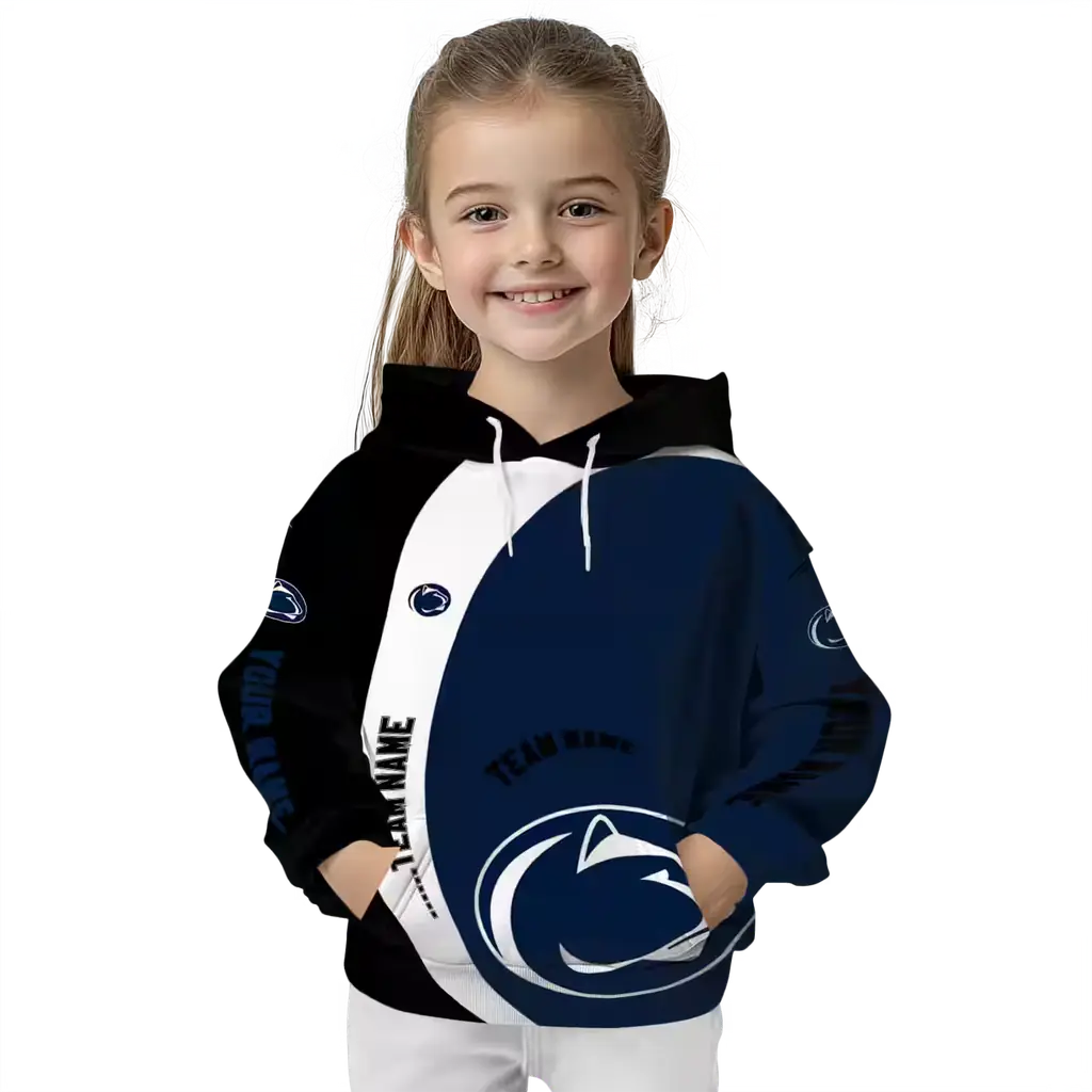 customized penn state nittany lions minimalist design blue black hoodie top rated customized penn state nittany lions minimalist design blue black hoodie top rated