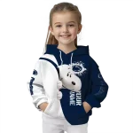 customized penn state nittany lions peeking snoopy blue hoodie best selling