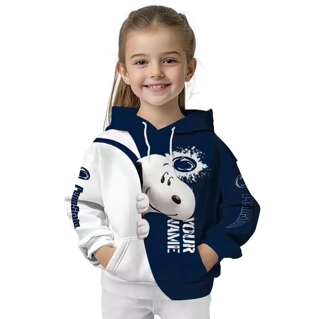 customized penn state nittany lions peeking snoopy blue hoodie top rated customized penn state nittany lions peeking snoopy blue hoodie top rated