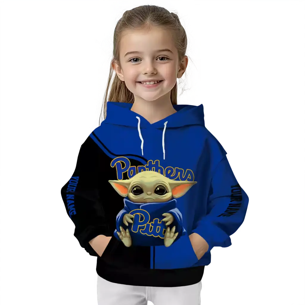 customized pittsburgh panthers baby yoda royal blue black hoodie top rated customized pittsburgh panthers baby yoda royal blue black hoodie top rated
