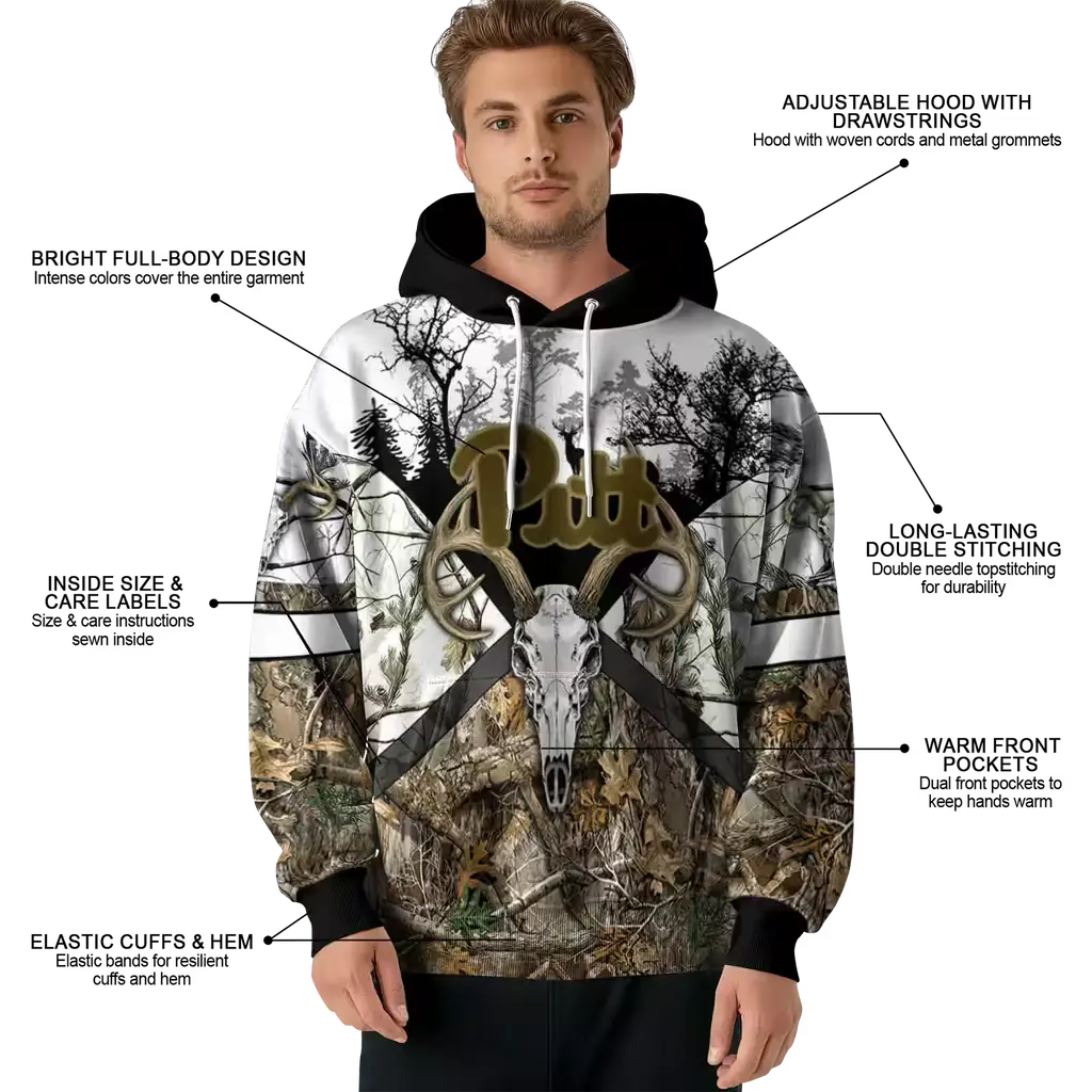 customized pittsburgh panthers forest silhouette hoodie latest model customized pittsburgh panthers forest silhouette hoodie latest model
