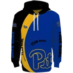 customized pittsburgh panthers minimalist design royal blue black hoodie best selling