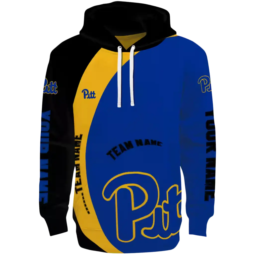 customized pittsburgh panthers minimalist design royal blue black hoodie best selling customized pittsburgh panthers minimalist design royal blue black hoodie best selling