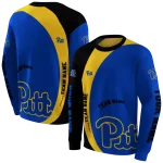 customized pittsburgh panthers minimalist design royal blue black hoodie best selling