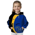 customized pittsburgh panthers minimalist design royal blue black hoodie best selling