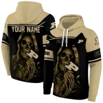 customized purdue boilermakers grim reaper gold black hoodie best selling