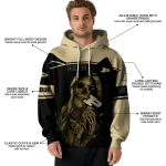 customized purdue boilermakers grim reaper gold black hoodie best selling