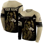 customized purdue boilermakers grim reaper gold black hoodie best selling