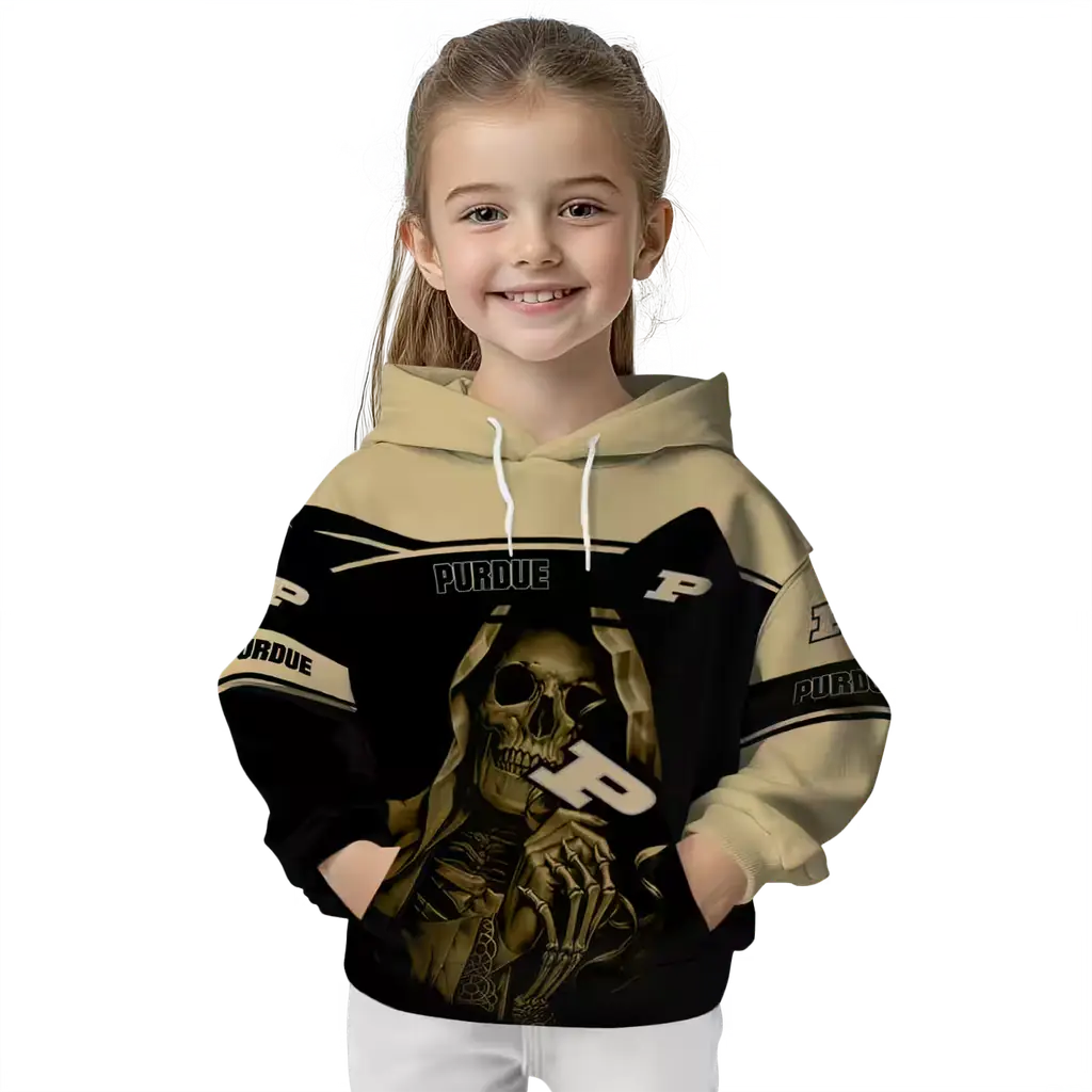 customized purdue boilermakers grim reaper gold black hoodie top rated customized purdue boilermakers grim reaper gold black hoodie top rated