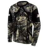 customized purdue boilermakers hunting theme gold black hoodie best selling